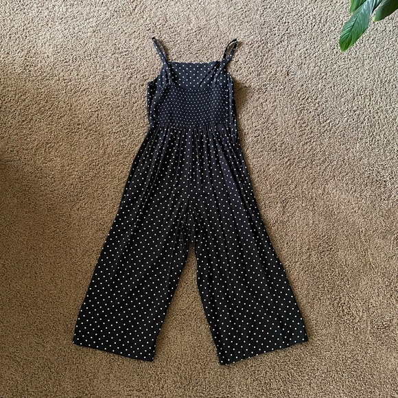 Old Navy Black Polka Dot Romper - Picture 3 of 4